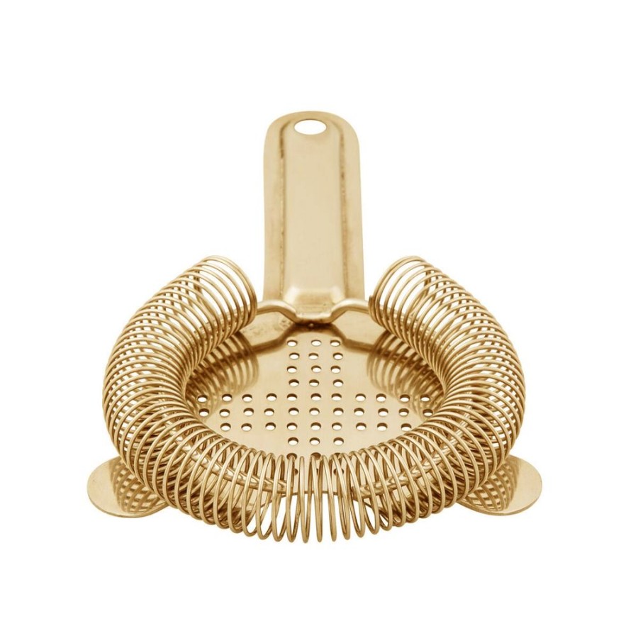 Bar Tools China | Gold Cross Hawthorne Strainer