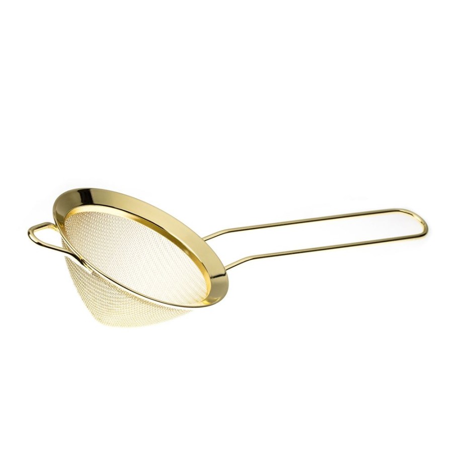 Bar Tools China | Gold Conical Mesh Strainer