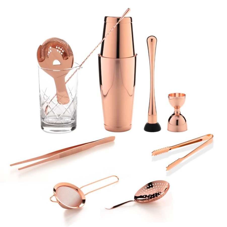 Bar Tools China | The Cocktail Aficionado Set (Copper)