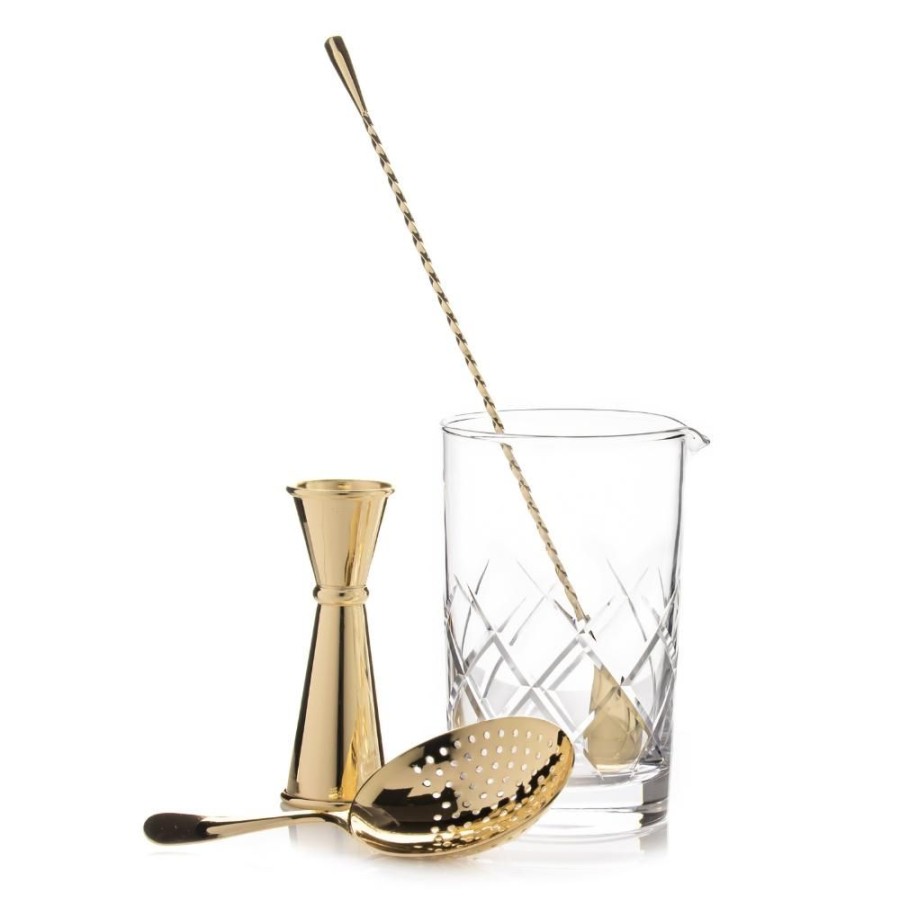 Bar Tools China | The Basic Stirred Set (Gold)