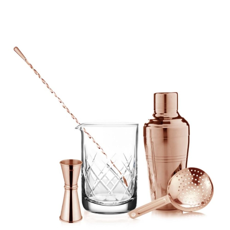 Bar Tools Japanese | Rose Gold Japanese Bar Tool Set