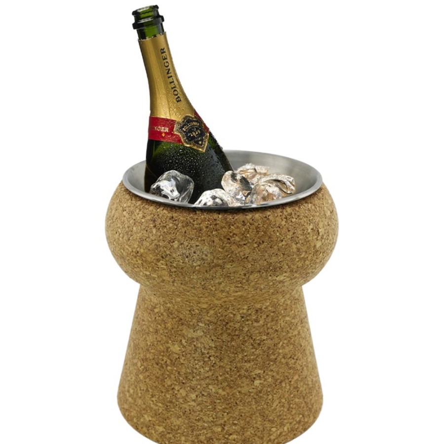 Bar Tools Taylor Hill | Cork Champagne Cooler With Metal Insert