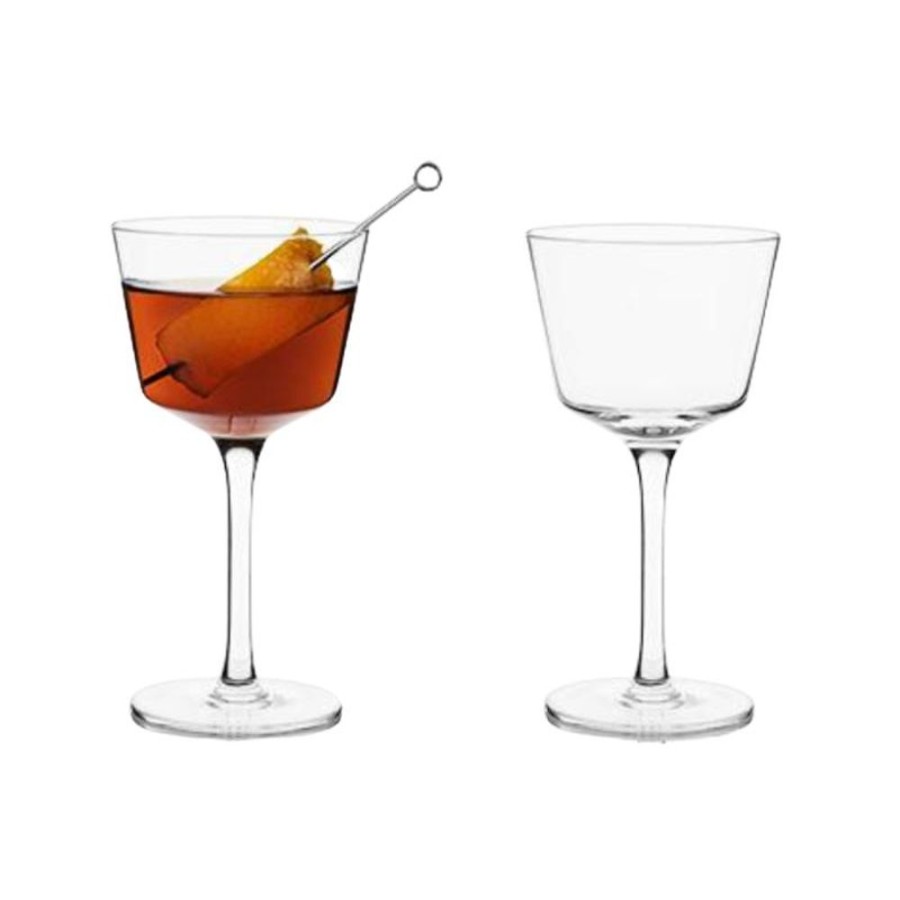 Glassware True Fabrications | Viski Raye Nick & Nora Glasses (Set Of 2)