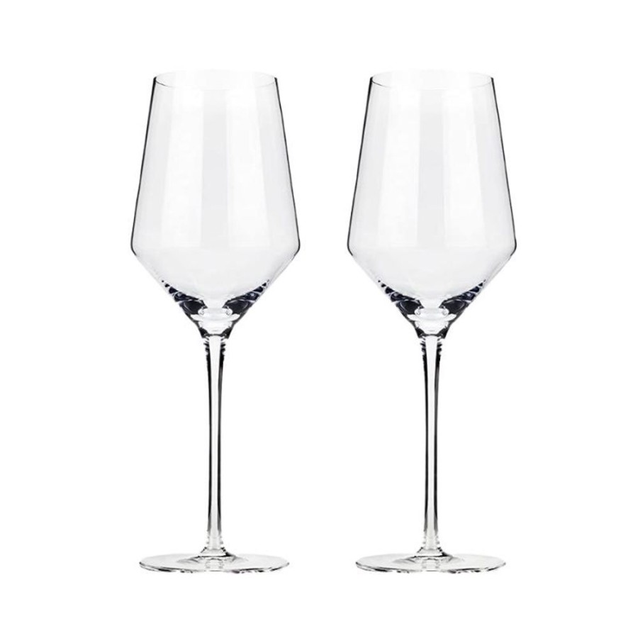 Glassware True Fabrications | Viski Crystal Chardonnay Glasses (Set Of 2)