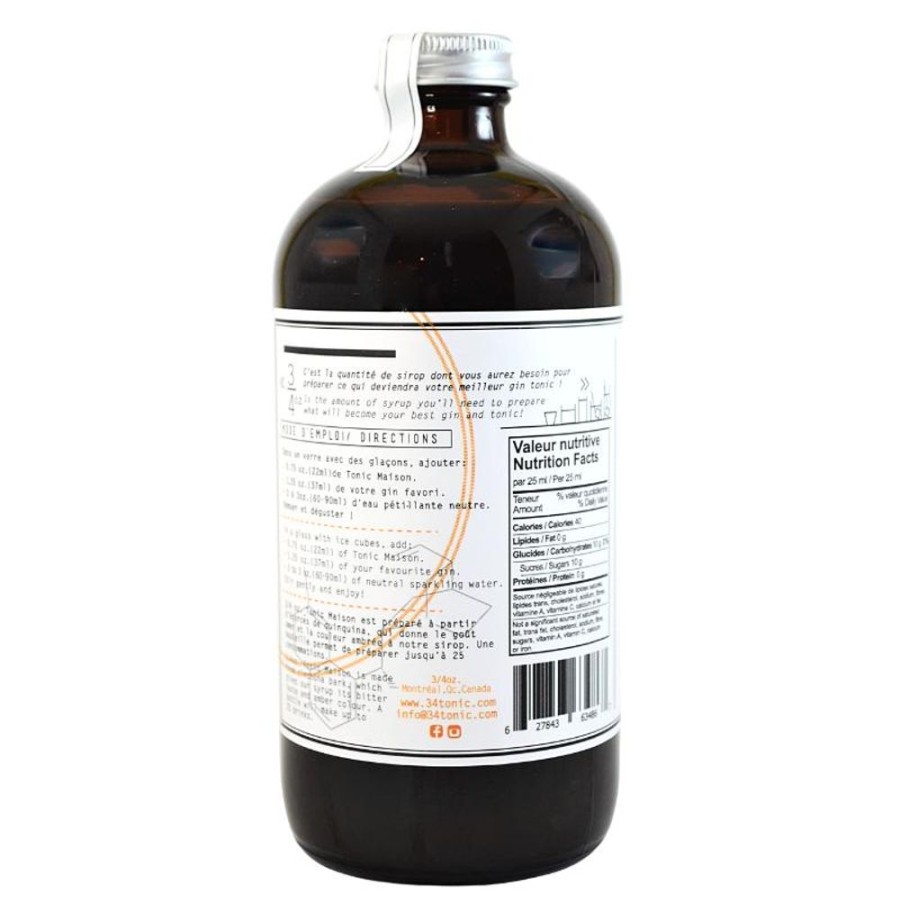 Ingredients Enterprises JESEMI Inc. | 3/4 Oz. Maison Tonic Syrup