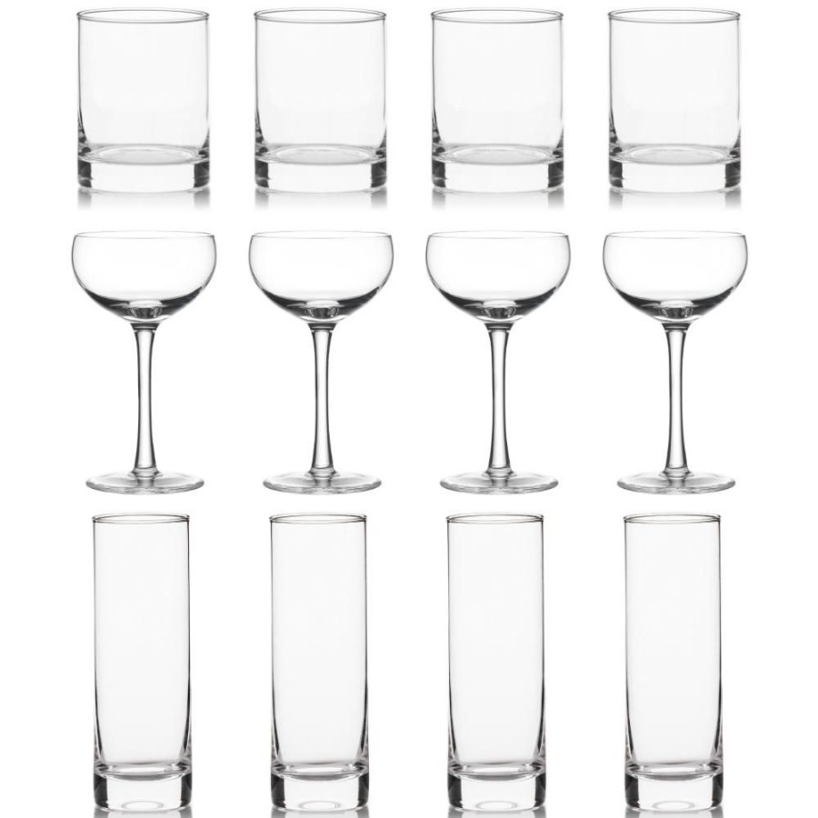 Glassware Better Refined - CHINA | Plain Glassware Collection (Set Of 12)