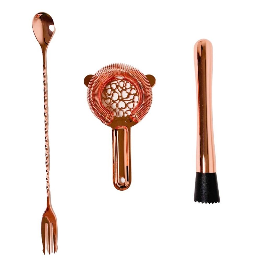 Bar Tools China - special | Copper Bar Tool Set With Stand (6 Piece)