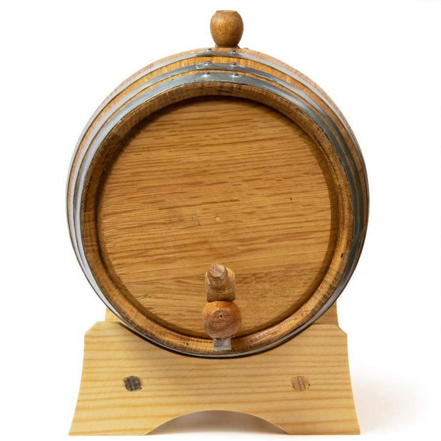 Bar Tools The Crafty Bartender | American White Oak Barrel - 3 Litre