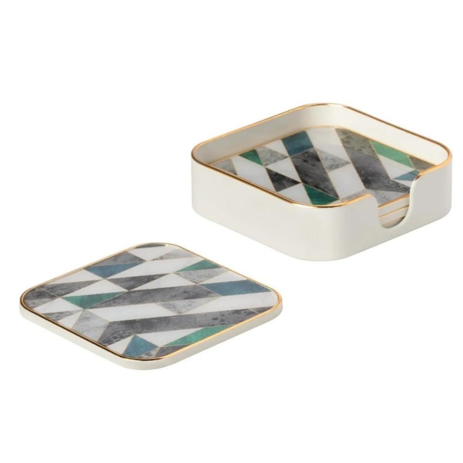 More Torre u0026 Tagus | Savoy Geometric Coasters (Set Of 4)