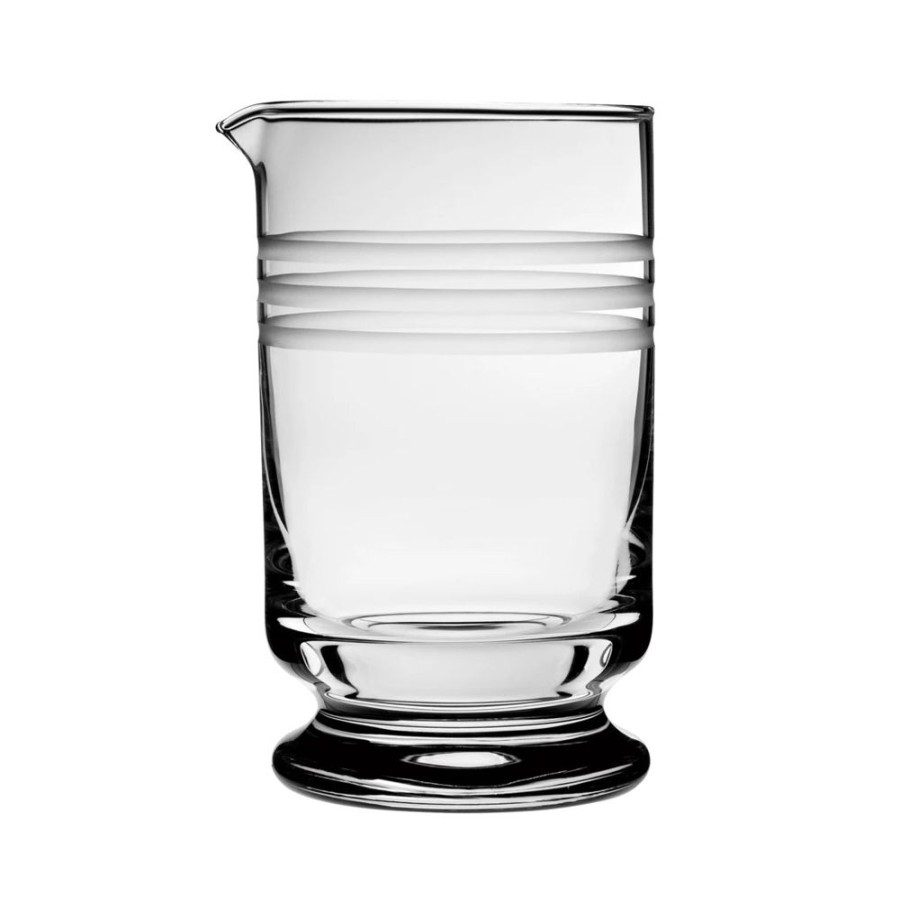 Bar Tools Urban Bar | Calabrese Etched Footed Mixing Glass