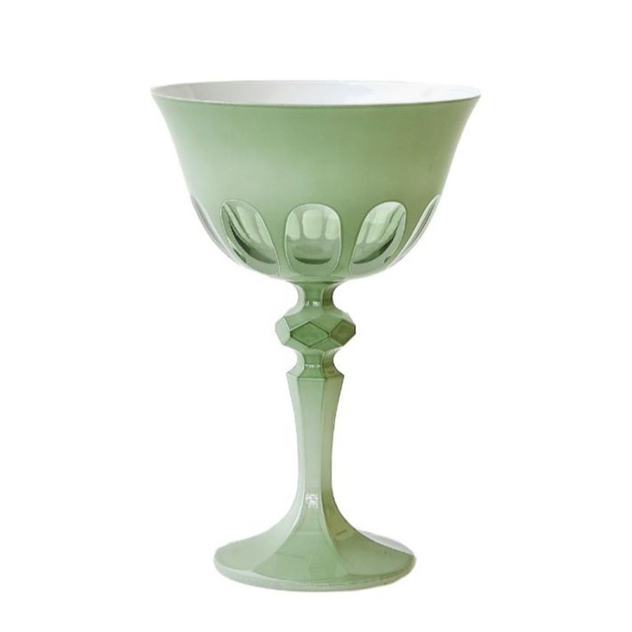 Glassware Aesthetic Movement | Rialto Coupe (Pale Sage)