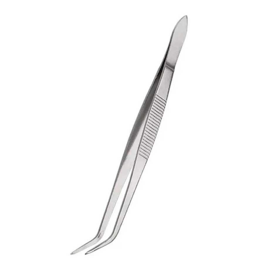 Ingredients China | Stainless Steel Slanted Tip Garnish Tweezers