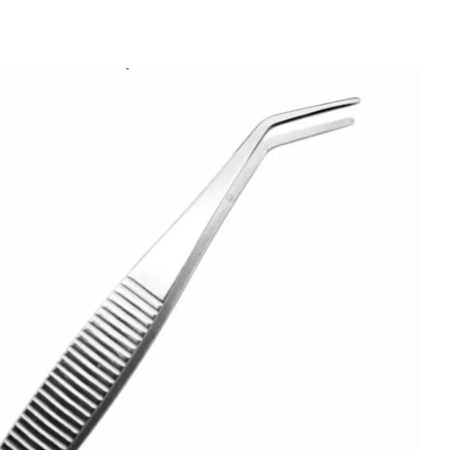 Ingredients China | Stainless Steel Slanted Tip Garnish Tweezers