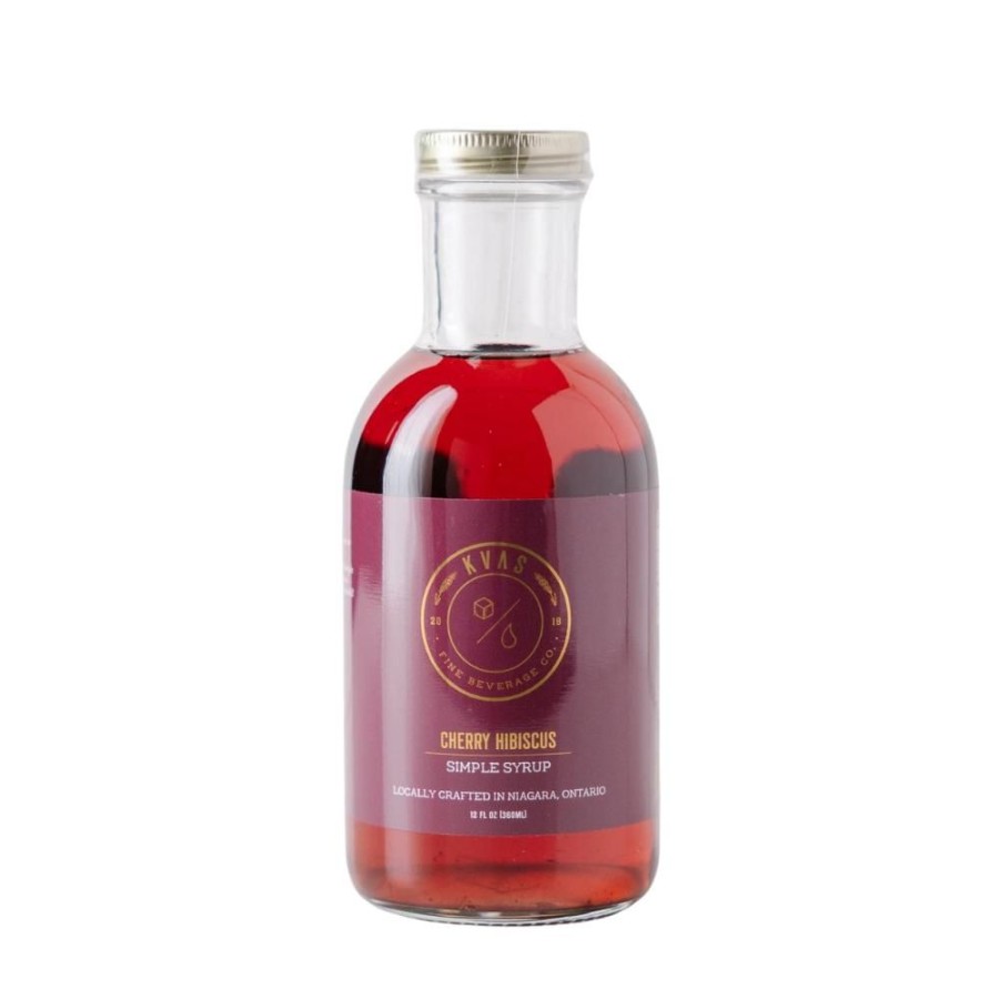 Ingredients Kvas Fine Beverage Co. | Kvas Cherry Hibiscus Syrup