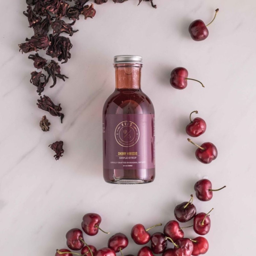 Ingredients Kvas Fine Beverage Co. | Kvas Cherry Hibiscus Syrup