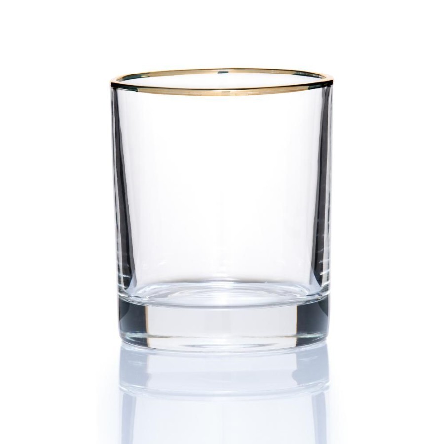 Glassware China | Simple Gold Rim Tumbler