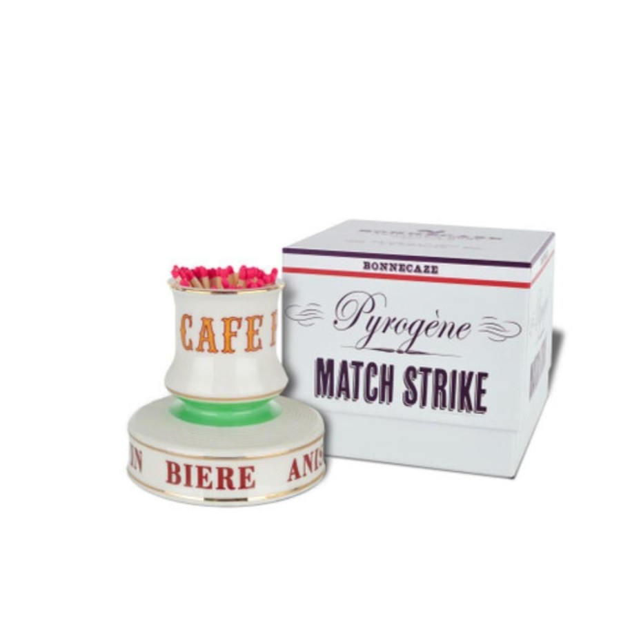 More Bonnecaze | Cafe Paris Porcelain Match Strike With 100 Strike Anywhere Matches