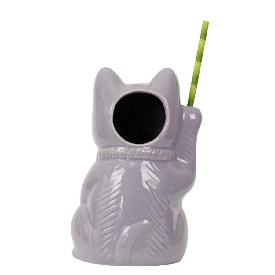 More China | Purple Neko Cat Tiki Mug