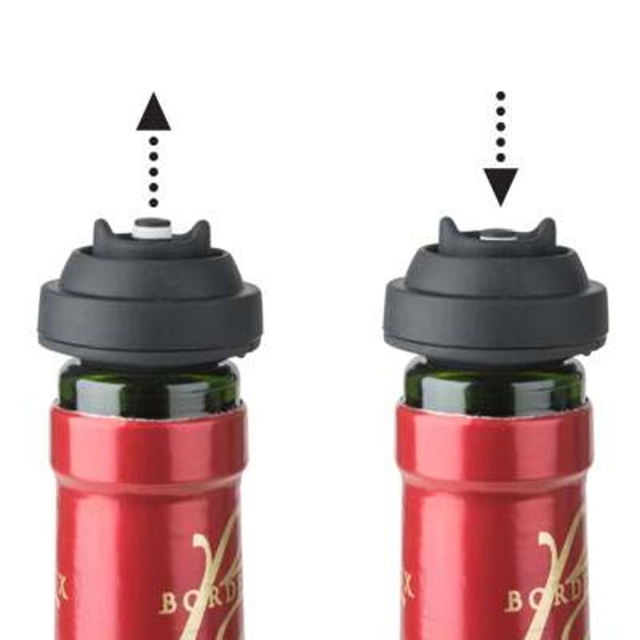 More Trudeau | Origin Wine Pump Stoppers (Set Of 2)