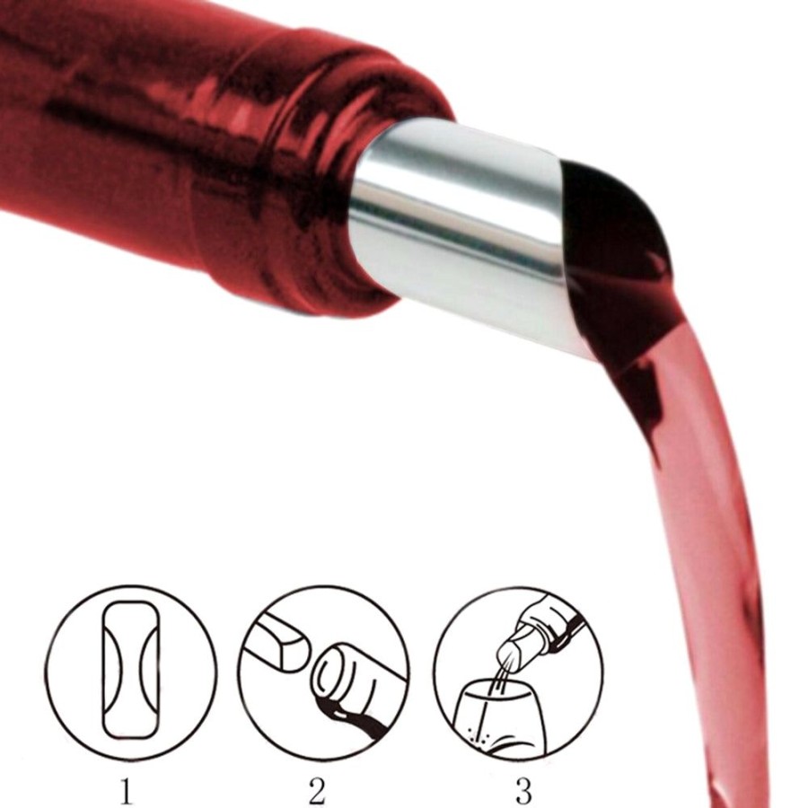 More Franmara Inc. | Drop Stop Disc Wine Pourer