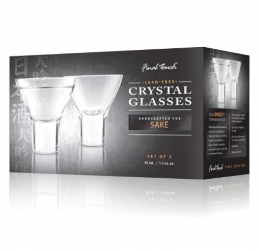 Glassware Product Specialties Inc. | Final Touch Lead-Free Crystal Sake Glasses (Set Of 2)