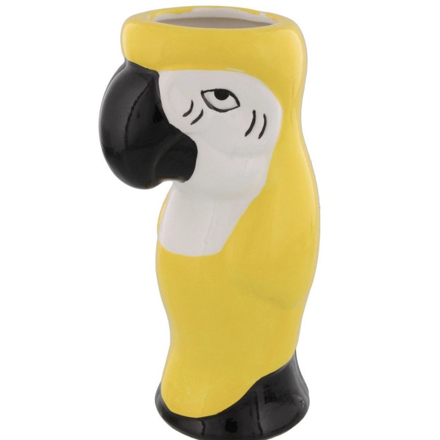 Glassware Dynasty Wholesale | Yellow Parrot Tiki Mug