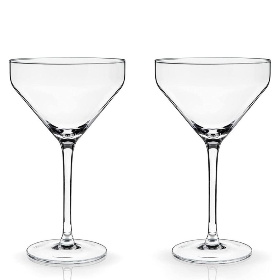 Glassware True Fabrications | Viski Angled Martini Glasses (Set Of 2)