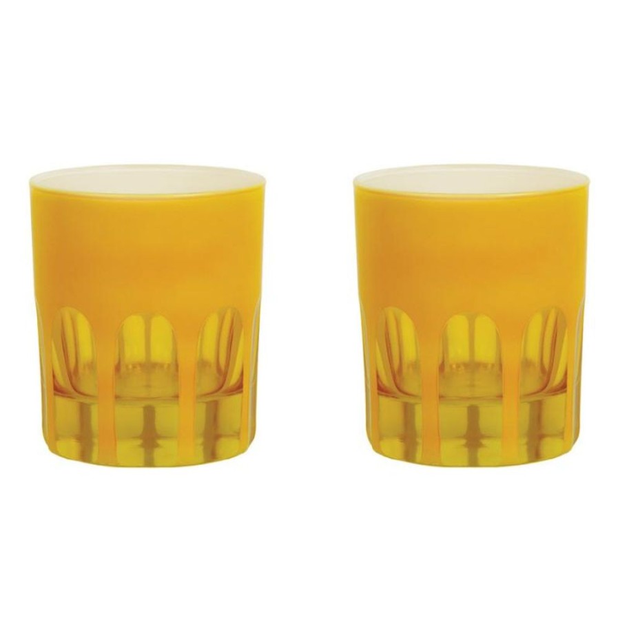 Glassware Aesthetic Movement | Rialto Old Fashioned Tumbler (Saffron)