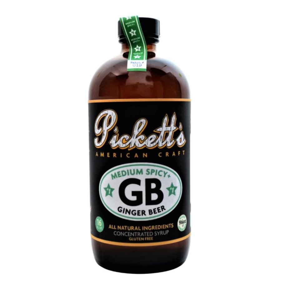 Ingredients Pickett's | Pickett'S Medium Spicy Ginger Beer Syrup