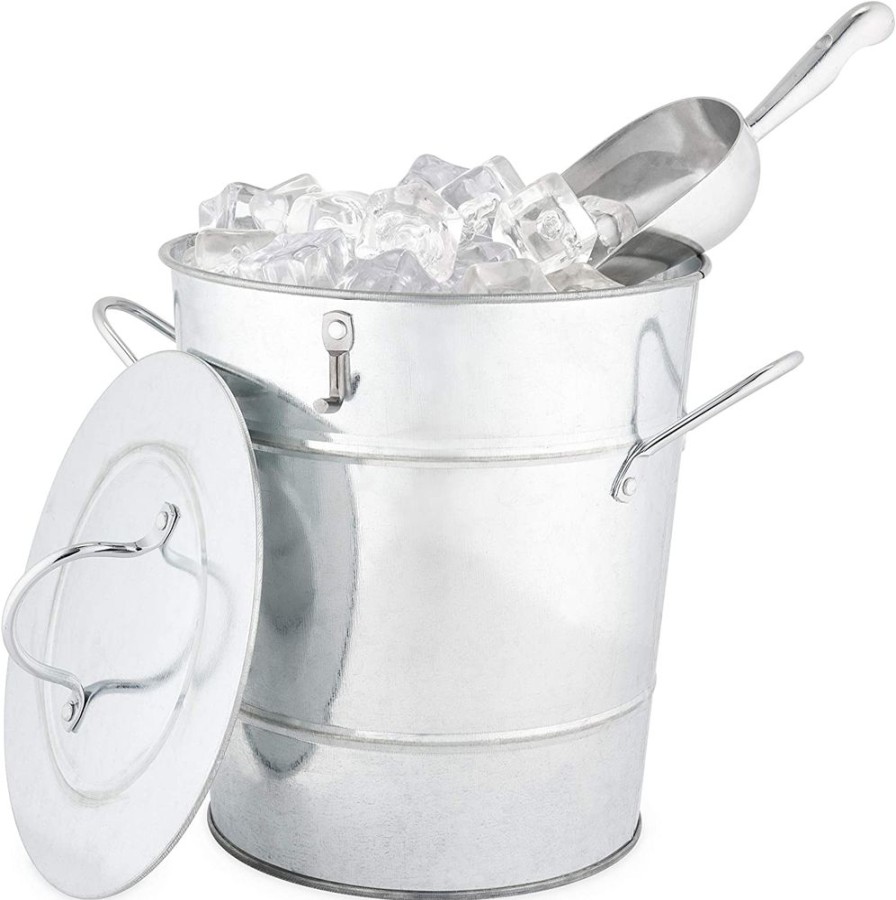 More True Fabrications | Galvanized Metal Ice Bucket