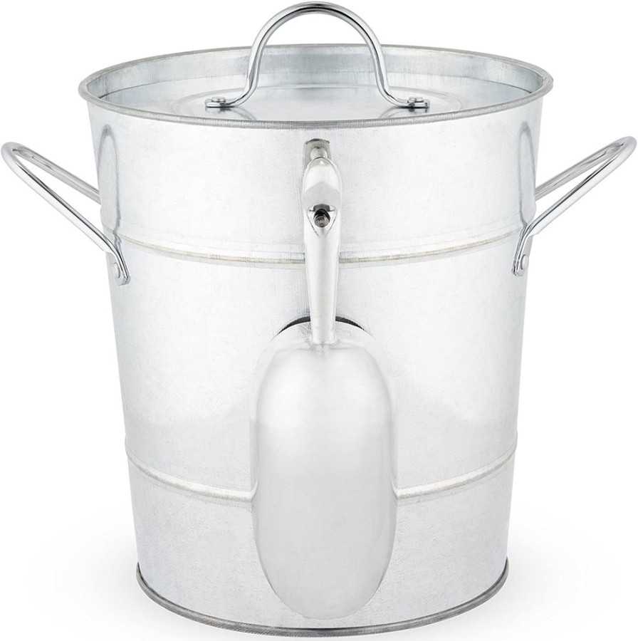 More True Fabrications | Galvanized Metal Ice Bucket