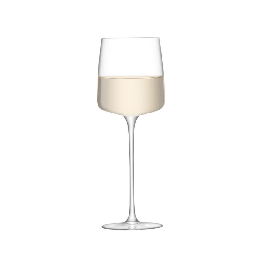 Glassware David Shaw | Lsa Metropolitan White Wine Glasses (Set Of 4)