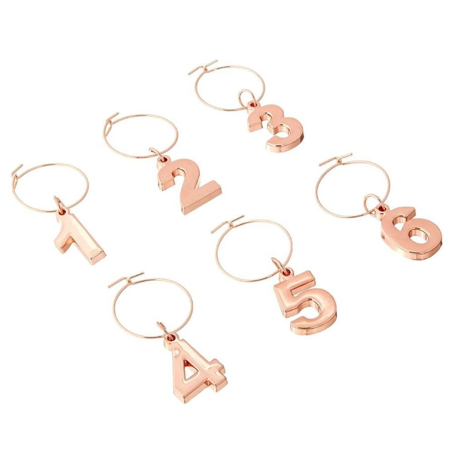 More True Fabrications | Copper Wine Charms