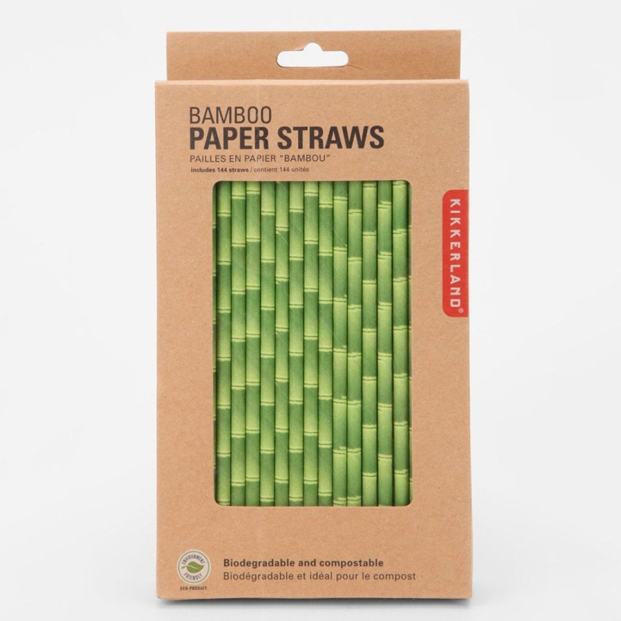 More Kikkerland | Kikkerland Bamboo Paper Straws