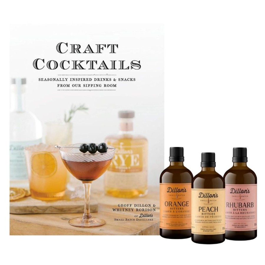 Ingredients Gift Set | Dillon'S Craft Cocktails Book + Bitters Set