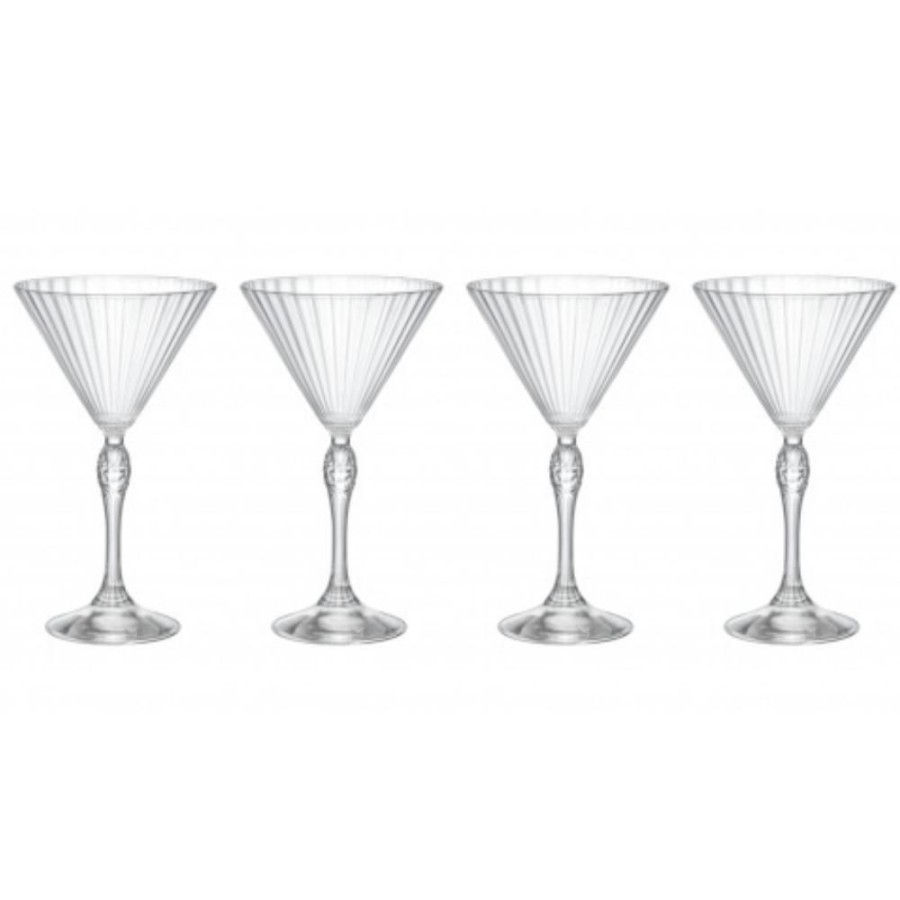 Glassware Trudeau | America '20S Martini Glasses (Set Of 4)