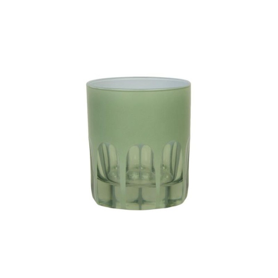 Glassware Aesthetic Movement | Rialto Old Fashioned Tumbler (Pale Sage)