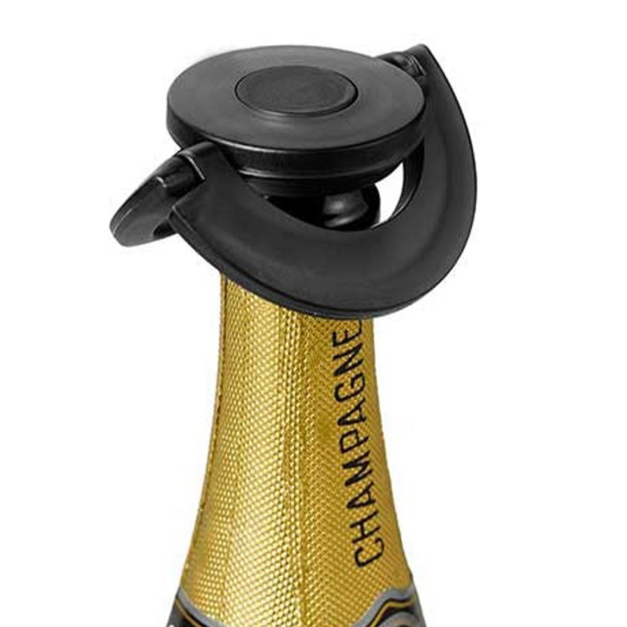 More Taylor Hill | Easy-Seal Champagne Stopper (Black)