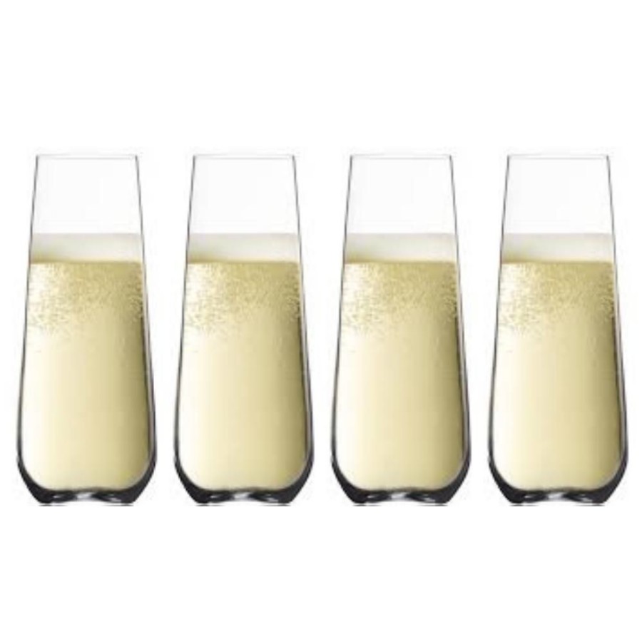 Glassware Trudeau | Gala Stemless Flutes (Set Of 4)