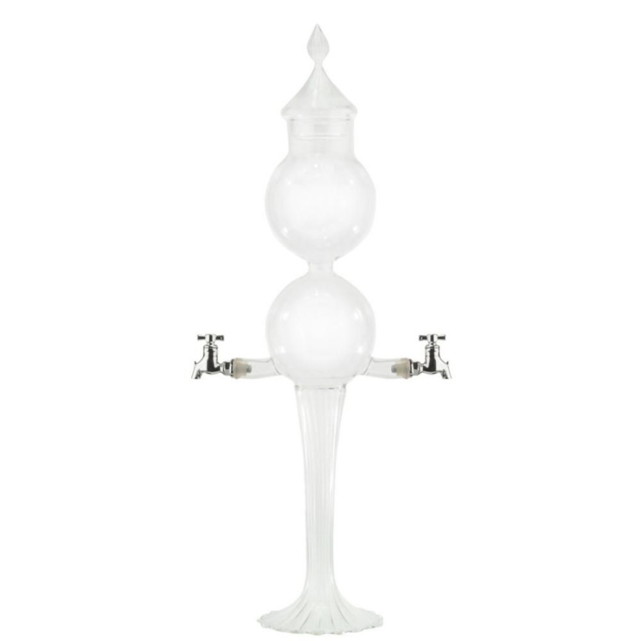 More Bonnecaze | Double Globe Glass Absinthe Fountain - 2 Spout