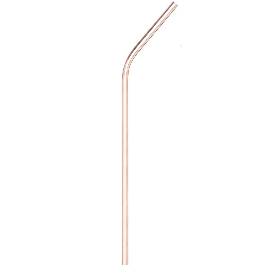 More True Fabrications | Angled Copper Straws