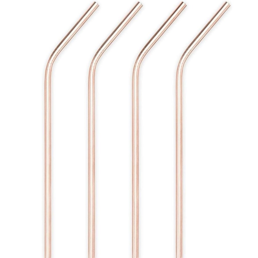 More True Fabrications | Angled Copper Straws