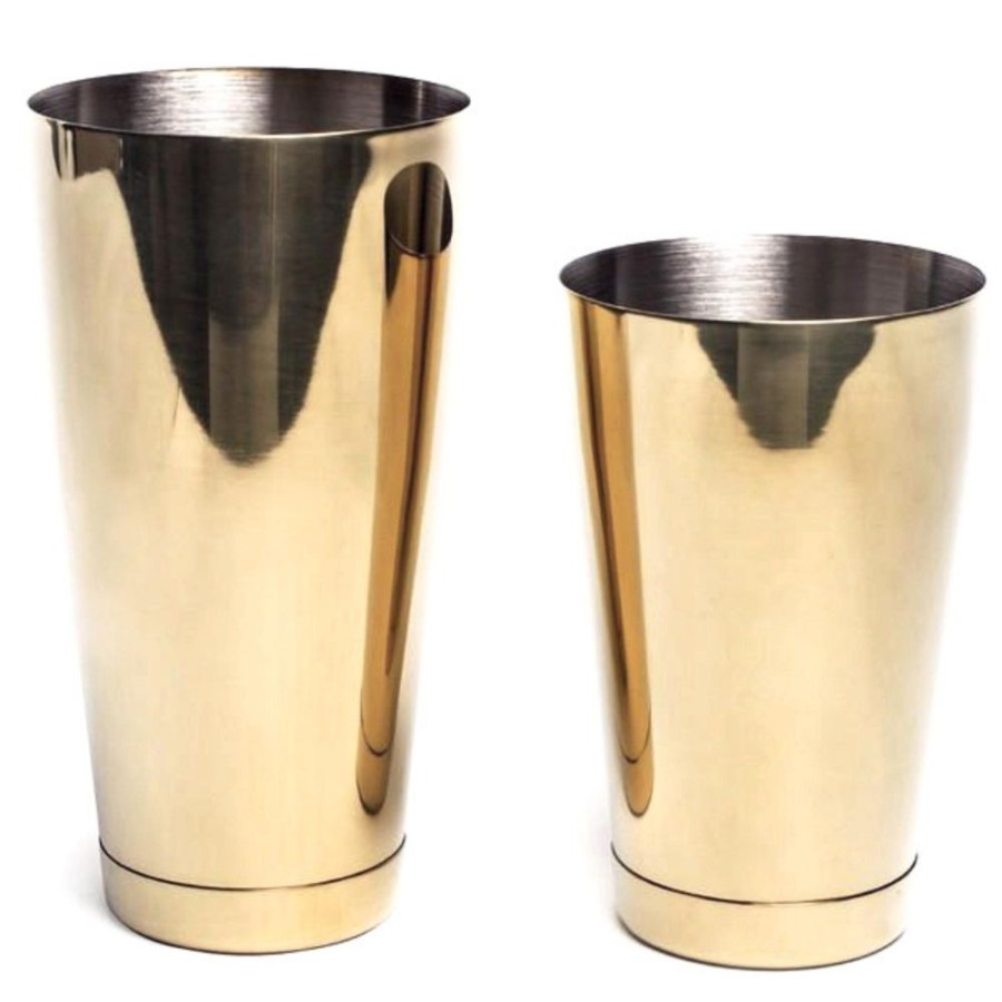 Bar Tools China | Gold Boston Shaker