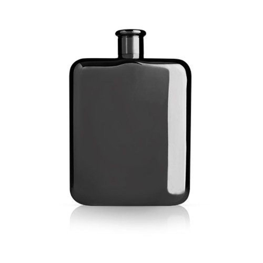 More True Fabrications | Gunmetal Black Plated Flask