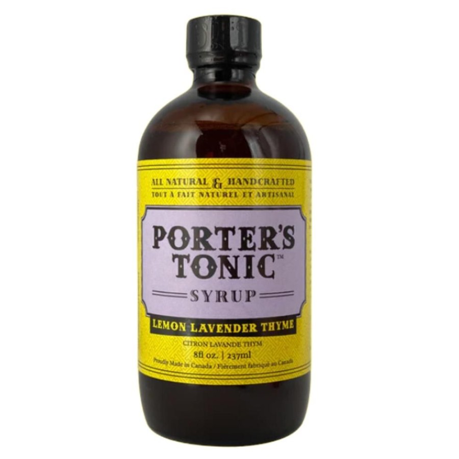 Ingredients Porter's Tonic | Porter'S Lemon Lavender Thyme Tonic Syrup