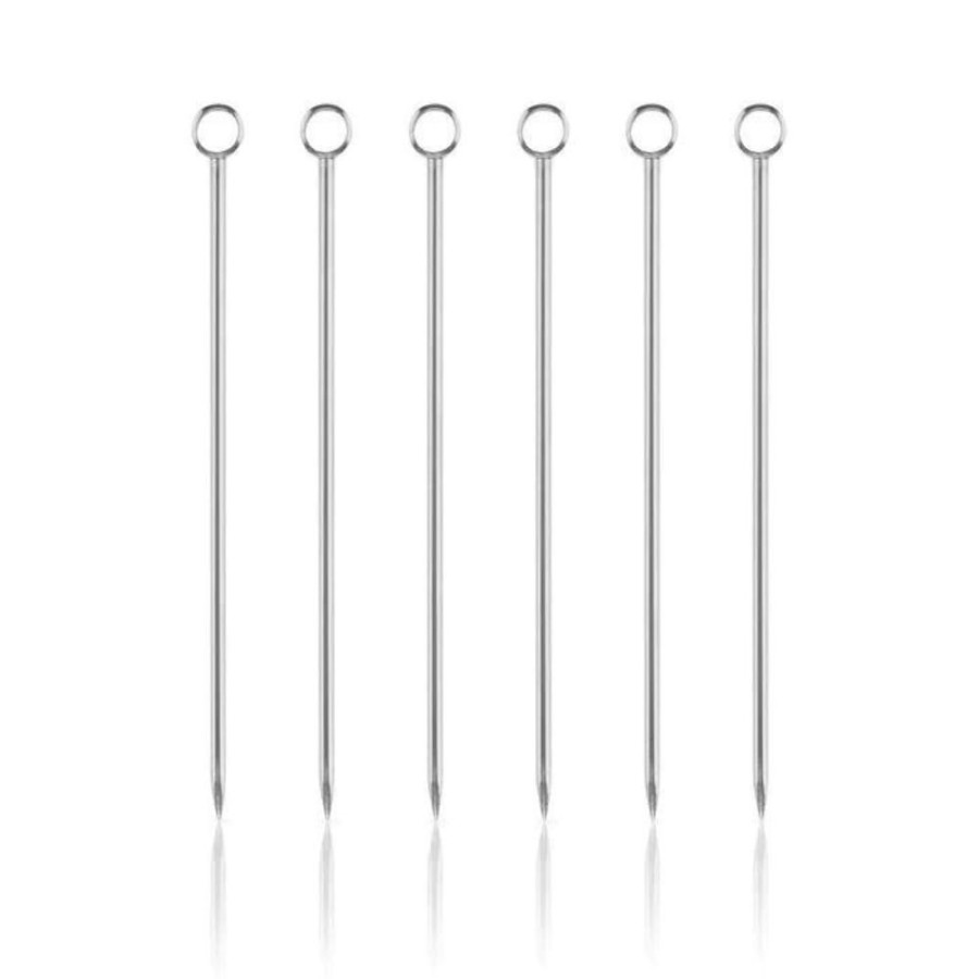 More True Fabrications | Steel Cocktail Pins (Set Of 6)