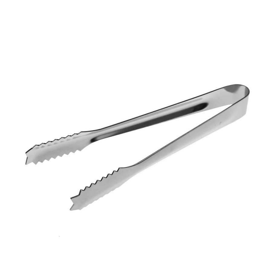 Bar Tools China | Stainless Steel Serrated Ice Tongs