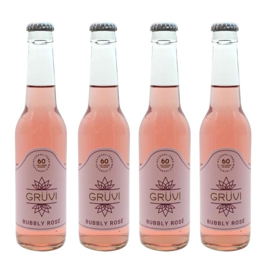 Ingredients TFB | Gruvi Non-Alcoholic Bubbly Rose 4 Pack