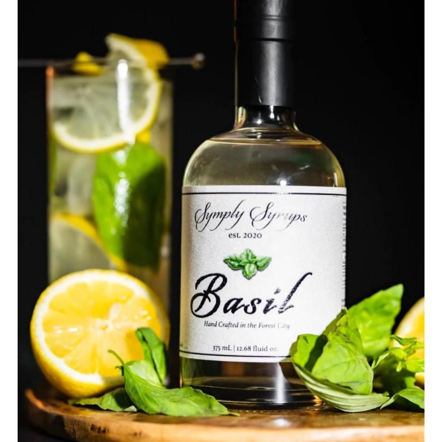 Ingredients Symply Syrups | Symply Basil Syrup