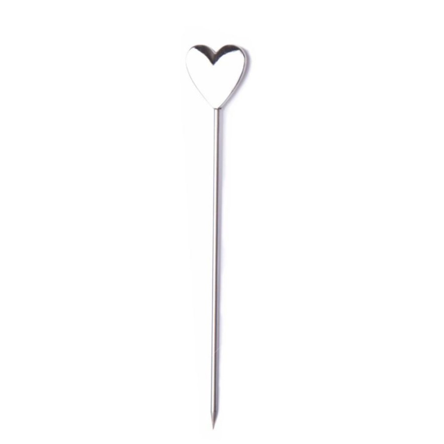 Ingredients China | Stainless Steel Heart Cocktail Pin